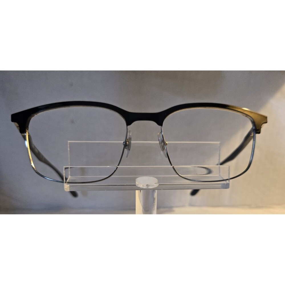 Ray Ban Eyeglasses Liteforce RB 6518 Black Silver with Grey Temples Sz 55-19-145